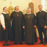 Two take next steps to becoming members of Davenport order