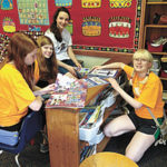Volunteers support Vacation Bible School