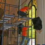 Broken window leads to stained glass restoration project