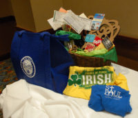 Catholics share community spirit with gift basket contributions