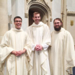 Three Jesuit priests with diocesan connections ordained