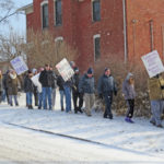 Crowd braves cold for Civil Rights March
