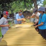 Mission participants build deck, friendship, faith