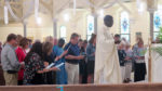 Catholics participate in month-long Marian devotion