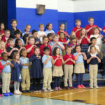 Students sing about the U.S. census