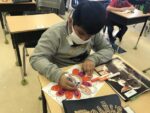 Students make Thanksgiving care packages for parish seniors