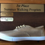 Golden shoe awarded in summer walking challenge
