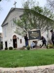 Youths learn about their church during scavenger hunt