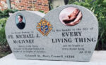 A tribute in stone to unborn children and Knights of Columbus founder