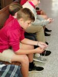 St. Paul-Davenport students pray rosary together