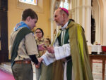 Scouts honored at Mass