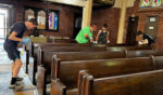 Scout leads pew refinishing effort at Williamsburg parish