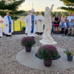 Parish celebrates anniversary with ‘welcoming’ rosary garden