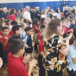 Veterans share life lessons at school ceremony