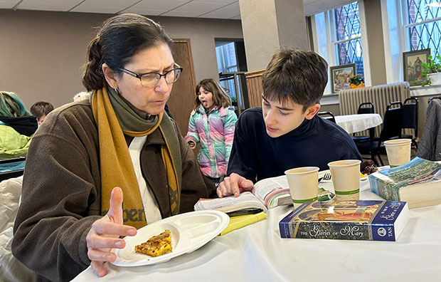 Families savor the Bible over breakfast