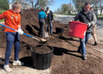 Wilton families unite for spring cleanup