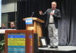 River champion accepts Pacem Award with gratitude and a boatload of humor