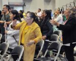 Hispanic Catholics gather to celebrate the Eucharist