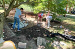 Youths ‘dig in’ to service in Farmington