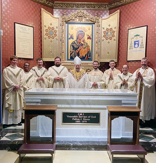 Local pilgrims connect with Archbishop Sheen
